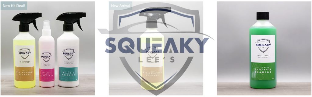 Squeaky Lees Detailing Products