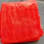 dual twisted and edgeless drying towel