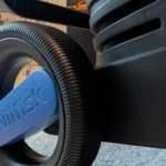 Nilfisk Core 150 pressure washer handle and wheels detail