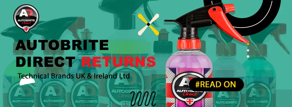 Autobrite Direct Returns Banner – Official Announcement Across UK & Ireland