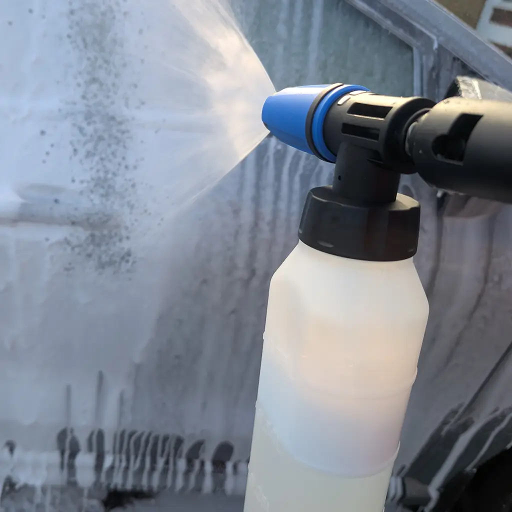 Nilfisk Premium 200 pressure washer used for car washing after three months testing