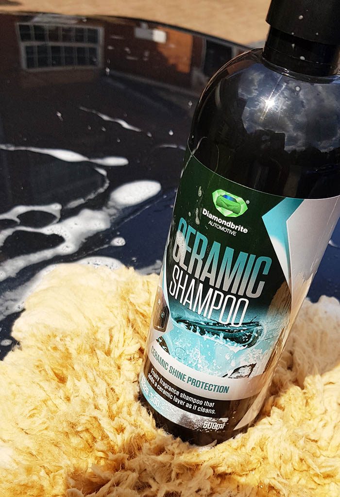 ceramic shampoo bottle